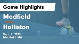 Medfield  vs Holliston  Game Highlights - Sept. 7, 2023