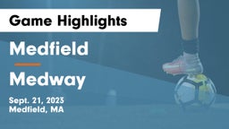 Medfield  vs Medway  Game Highlights - Sept. 21, 2023