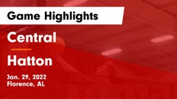 Central  vs Hatton  Game Highlights - Jan. 29, 2022