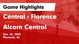 Central  - Florence vs Alcorn Central  Game Highlights - Jan. 26, 2023
