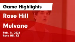 Rose Hill  vs Mulvane  Game Highlights - Feb. 11, 2022