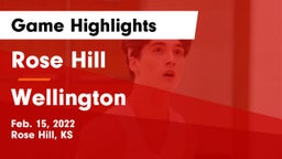 Rose Hill  vs Wellington  Game Highlights - Feb. 15, 2022