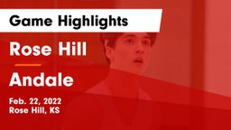 Rose Hill  vs Andale  Game Highlights - Feb. 22, 2022