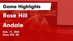 Rose Hill  vs Andale  Game Highlights - Feb. 17, 2023