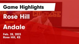 Rose Hill  vs Andale  Game Highlights - Feb. 28, 2023