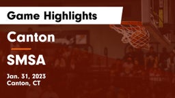 Canton  vs SMSA Game Highlights - Jan. 31, 2023