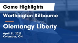 Worthington Kilbourne  vs Olentangy Liberty  Game Highlights - April 21, 2022