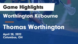 Worthington Kilbourne  vs Thomas Worthington  Game Highlights - April 28, 2022