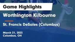 Worthington Kilbourne  vs St. Francis DeSales  (Columbus) Game Highlights - March 21, 2023