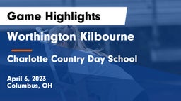 Worthington Kilbourne  vs Charlotte Country Day School Game Highlights - April 6, 2023
