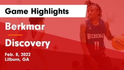 Berkmar  vs Discovery  Game Highlights - Feb. 8, 2022