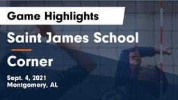 Saint James School vs Corner Game Highlights - Sept. 4, 2021