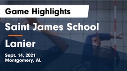 Saint James School vs Lanier Game Highlights - Sept. 14, 2021