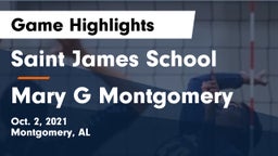Saint James School vs Mary G Montgomery Game Highlights - Oct. 2, 2021
