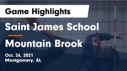Saint James School vs Mountain Brook Game Highlights - Oct. 26, 2021