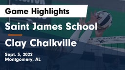 Saint James School vs Clay Chalkville Game Highlights - Sept. 3, 2022