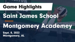 Saint James School vs Montgomery Academey Game Highlights - Sept. 8, 2022