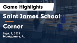 Saint James School vs Corner Game Highlights - Sept. 2, 2023