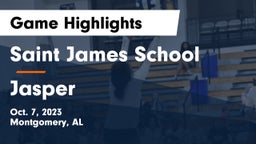 Saint James School vs Jasper  Game Highlights - Oct. 7, 2023