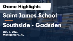 Saint James School vs Southside  - Gadsden Game Highlights - Oct. 7, 2023