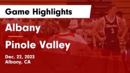 Albany  vs Pinole Valley  Game Highlights - Dec. 22, 2023