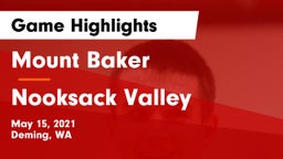 Mount Baker  vs Nooksack Valley  Game Highlights - May 15, 2021