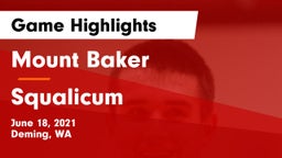 Mount Baker  vs Squalicum  Game Highlights - June 18, 2021