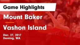 Mount Baker  vs Vashon Island  Game Highlights - Dec. 27, 2017