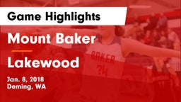 Mount Baker  vs Lakewood  Game Highlights - Jan. 8, 2018