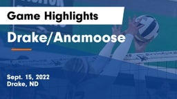 Drake/Anamoose  Game Highlights - Sept. 15, 2022