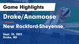 Drake/Anamoose  vs New Rockford-Sheyenne  Game Highlights - Sept. 20, 2022