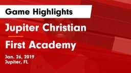 Jupiter Christian  vs First Academy Game Highlights - Jan. 26, 2019