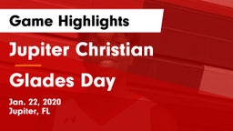 Jupiter Christian  vs Glades Day Game Highlights - Jan. 22, 2020