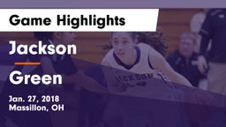 Jackson  vs Green Game Highlights - Jan. 27, 2018