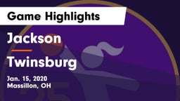 Jackson  vs Twinsburg  Game Highlights - Jan. 15, 2020