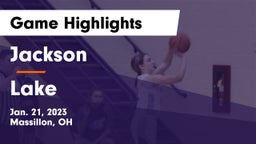 Jackson  vs Lake  Game Highlights - Jan. 21, 2023