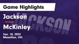 Jackson  vs McKinley  Game Highlights - Jan. 10, 2024