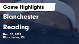 Blanchester  vs Reading  Game Highlights - Dec. 20, 2023