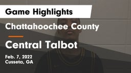 Chattahoochee County  vs Central Talbot Game Highlights - Feb. 7, 2022