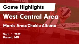 West Central Area vs Morris Area/Chokio-Alberta Game Highlights - Sept. 1, 2022