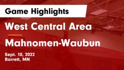 West Central Area vs Mahnomen-Waubun  Game Highlights - Sept. 10, 2022