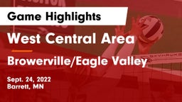 West Central Area vs Browerville/Eagle Valley  Game Highlights - Sept. 24, 2022