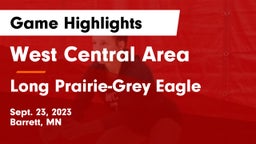 West Central Area vs Long Prairie-Grey Eagle  Game Highlights - Sept. 23, 2023