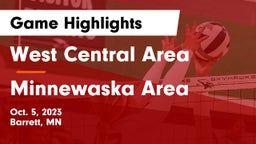 West Central Area vs Minnewaska Area  Game Highlights - Oct. 5, 2023