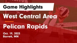 West Central Area vs Pelican Rapids Game Highlights - Oct. 19, 2023