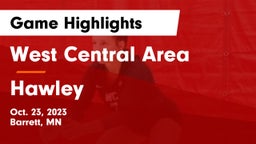 West Central Area vs Hawley  Game Highlights - Oct. 23, 2023
