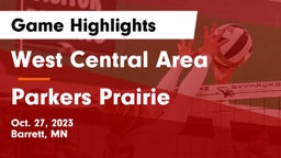 West Central Area vs Parkers Prairie  Game Highlights - Oct. 27, 2023
