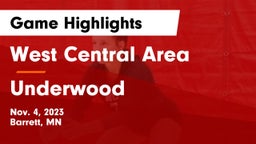 West Central Area vs Underwood  Game Highlights - Nov. 4, 2023