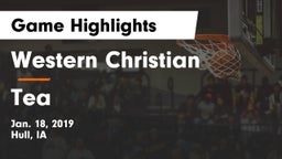 Western Christian  vs Tea  Game Highlights - Jan. 18, 2019