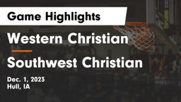 Western Christian  vs Southwest Christian  Game Highlights - Dec. 1, 2023